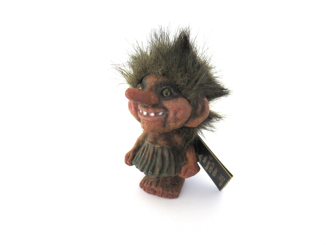 Nyform Troll nr 15, Small Troll handmade in Norway (Goblin, Gremlin, Hob, Imp, Gnome, Hobgoblin, Elf, Pixy).