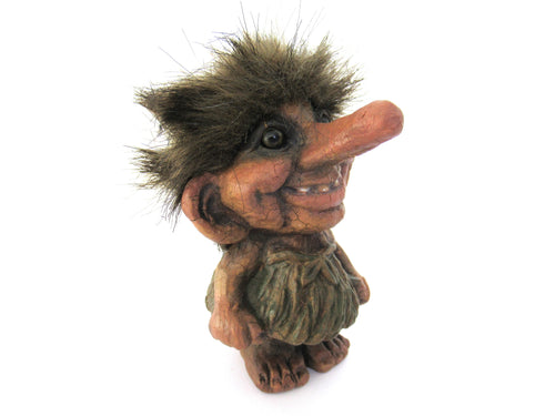 Nyform Troll nr 15, Small Troll handmade in Norway (Goblin, Gremlin, Hob, Imp, Gnome, Hobgoblin, Elf, Pixy).
