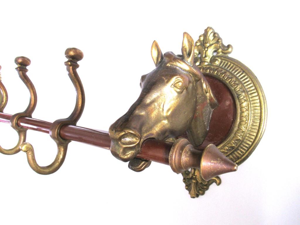 Horse Head Coat Rack, Antique Coat Rack, Equestrian Coat rack, Antique Wall Rack, Horse Stable Decor.