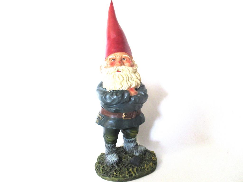 Garden Gnome 10 inch after a design by Rien Poortvliet, David the Gnome.
