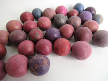 UpperDutch:Marbles,Marbles, Set of 30 old clay marbles.