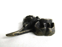 UpperDutch:Hooks and Hardware,Small antique brass ornament, picturing roses / flowers furniture decoration. Antique hardware, flower escutcheon,hardware.