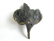 UpperDutch:Hooks and Hardware,Small antique brass ornament, picturing roses / flowers furniture decoration. Antique hardware, flower escutcheon,hardware.