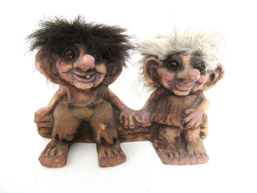 Nyform Troll nr 175 handmade in Norway (Goblin, Gremlin, Hob, Imp, Gnome, Hobgoblin, Elf, Pixy)