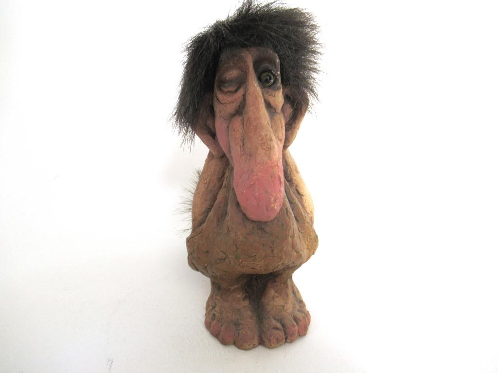 Nyform Troll nr 310 handmade in Norway (Goblin, Gremlin, Hob, Imp, Gnome, Hobgoblin, Elf, Pixy)