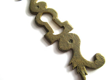 Solid Brass escutcheon, keyhole cover, plate.