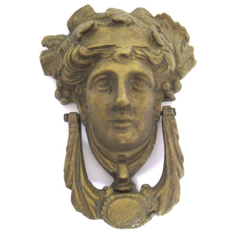 Door Knocker, Antique Brass Door Knocker 6 inch Solid Brass Detailed, Door Knocker Front door hardware.