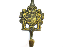 1 (one) Coat Hook, Cherub wall hook. Coat rack supply, Angel coat of arms storage solution.