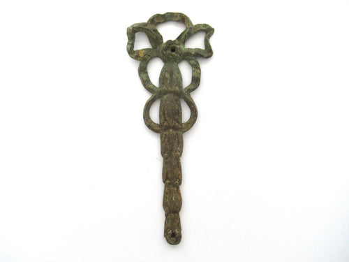 Antique Ornate Brass Embellishment, Ornament, Bow.