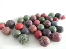 UpperDutch:,Set of 30 Antique Clay Marbles.