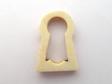 UpperDutch:Keyhole cover,Antique Bone Keyhole cover, bone escutcheon, key hole frame