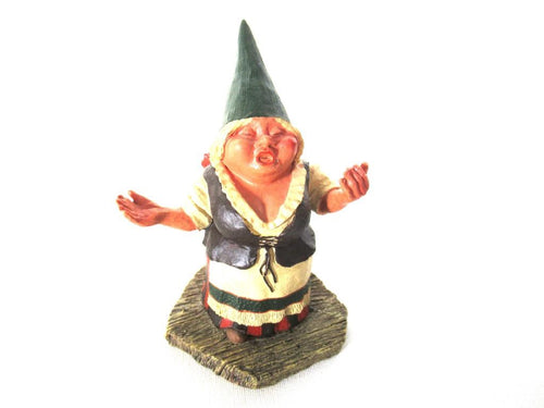 UpperDutch:Gnome,Singing gnome'Barbara' after a design by Rien Poortvliet. Part of the Classic Gnomes series designed by Rien Poortvliet