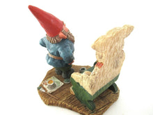 UpperDutch:Gnome,'Evert' Painting Gnome figurine. Classic gnomes series by AAAAAAA International Co. Ltd. Designed by Rien Poortvliet.
