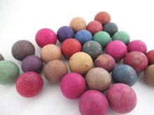 Set of 30 mixed Antique Clay Marbles