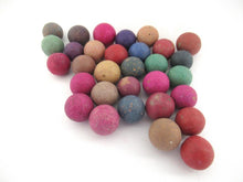 Set of 30 mixed Antique Clay Marbles