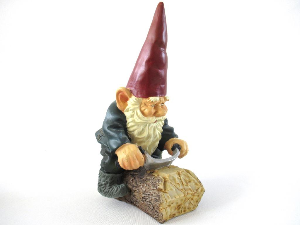 Garden Gnome after a design by Rien Poortvliet - David the Gnome - Working gnome.