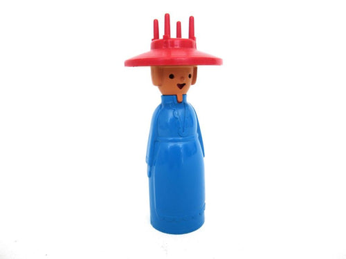 Knitting Nancy, Vintage Plastic Jean Spool made in West-Germany, Spool Knitter, French Knitting, Bobbin Doll, Knitting doll