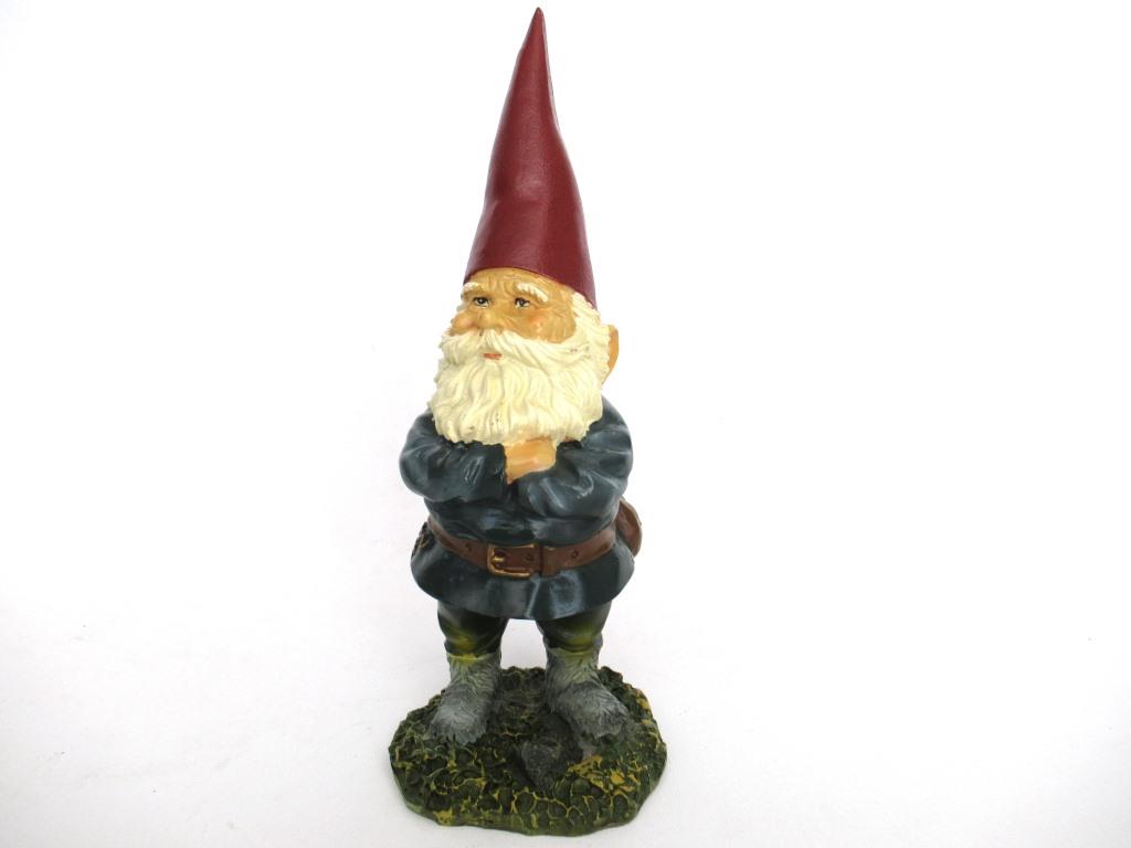 Garden Gnome 10 inch after a design by Rien Poortvliet, David the Gnome.