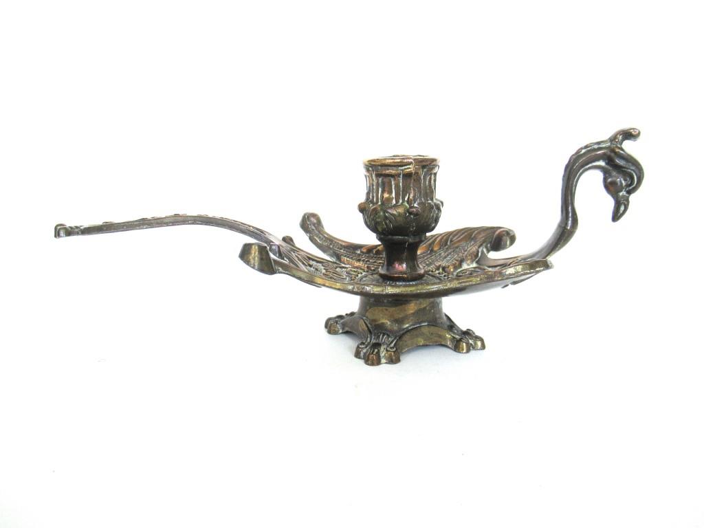 Candle holder Dragon. Vintage Brass plated Dragon Candle Holder. Griffin candle holder.