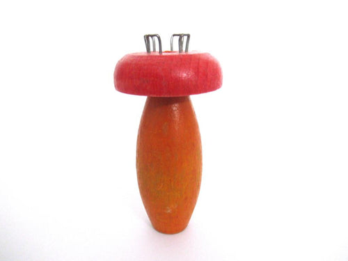 Wooden Mushroom Knitting Doll, French Knitting, Knitting Nancy, Bobbin Doll, Mushroom, Knitting Nancy.