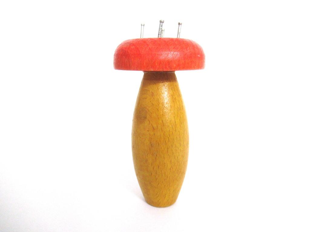 Wooden Mushroom Knitting Doll, French Knitting, Knitting Nancy, Bobbin Doll, Mushroom, Knitting Nancy.