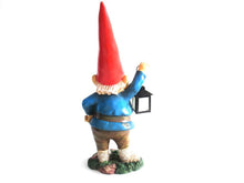 Collectible Garden Gnome with Lantern after a design by Rien Poortvliet, David the Gnome.