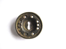 Vintage Solid Brass Keyhole cover.