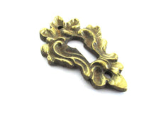 1 (ONE) Solid Brass Keyhole cover, escutcheon, frame.