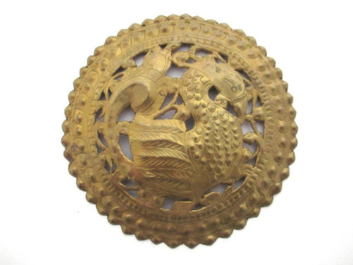 Thin Brass Stamped, pressed Ornament. Furniture applique, Embellishment.