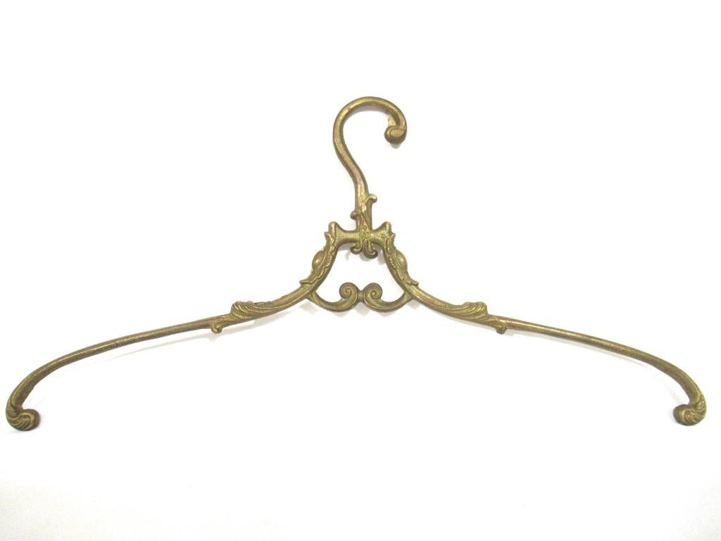Brass Clothes Hanger, Wedding dress, bride hanger, Victorian Style.