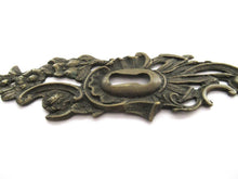 Antique ornate Keyhole Cover 5 inch, escutcheon, keyhole frame, victorian style.