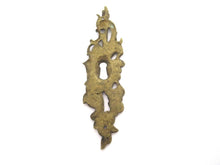 Antique ornate Keyhole Cover 5 inch, escutcheon, keyhole frame, victorian style.