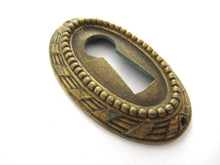 Antique Ornate Keyhole Cover, Escutcheon (2 9/16 inch).