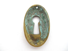 Antique Ornate Keyhole Cover, Escutcheon (2 9/16 inch).