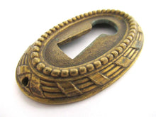 Antique Ornate Keyhole Cover, Escutcheon (2 9/16 inch).