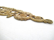 Antique Pediment, embellishment, ornament, Empire, Width 12 INCH, flower arrangement .