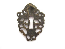 Antique Escutcheon, Keyhole cover, Cherub.