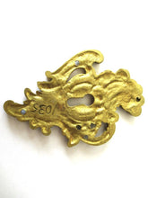 Antique Brass escutcheon, keyhole cover.