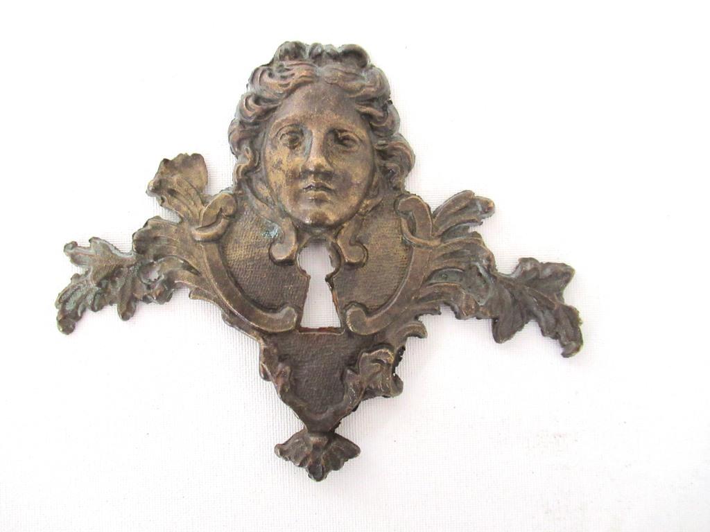 Antique Escutcheon, Empire, Keyhole cover.