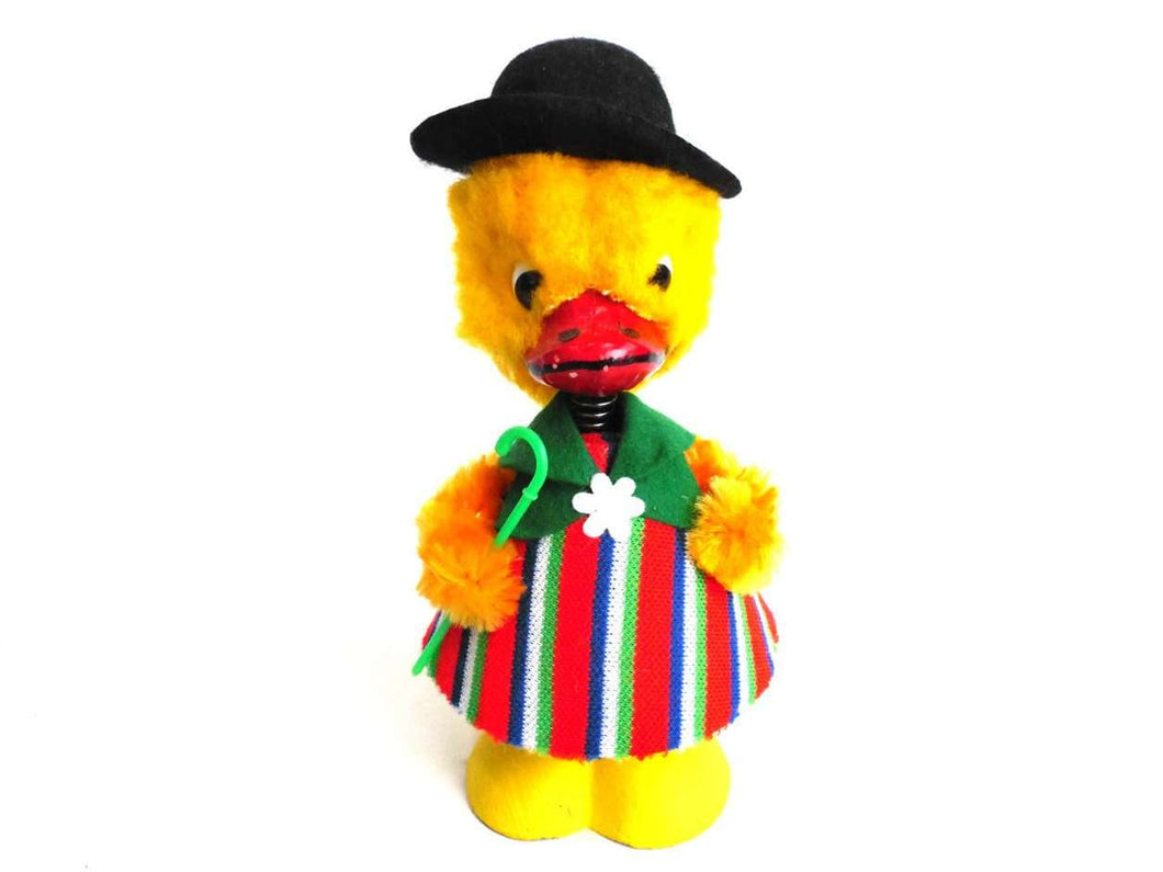 UpperDutch:Candy container,Bobble Head, Easter Duck Candy Container - Easter Bobble Head, Vintage Candy Container made in Western Germany. Chick