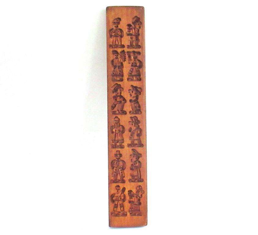 UpperDutch:Cookie Mold,Antique Double Sided Springerle, 26 INCH Wooden Cookie Mold, Bakery decor.
