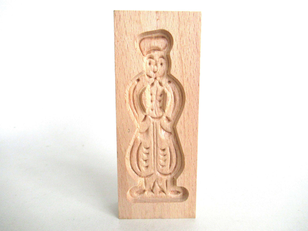UpperDutch:Cookie Mold,Small Wooden cookie mold Dutch Folk Art Cookie Mold. speculaas plank, springerle.
