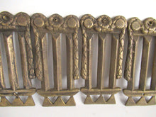 UpperDutch:,1 (ONE) Antique Brass Furniture Applique. Empire embellishment. Authentic hardware, restoration supply.