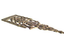 UpperDutch:,1 (ONE) Brass Antique Cabinet Ornament Furniture Applique. Decoration mount, Authentic hardware, restoration supplies