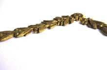 UpperDutch:,1 (ONE) Corner piece Empire embellishment. Brass Furniture Hardware. Authentic 1800's applique, Laurel or Olive motif.