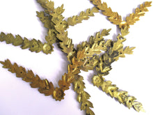 UpperDutch:,1 (ONE) Corner piece Empire embellishment. Brass Furniture Hardware. Authentic 1800's applique, Laurel or Olive motif.