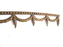 UpperDutch:,1 (ONE) piece Victorian furniture trim. Slightly curved solid brass furniture Applique. Authentic hardware, restoration supply.