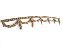 UpperDutch:,1 (ONE) piece Victorian furniture trim. Slightly curved solid brass furniture Applique. Authentic hardware, restoration supply.