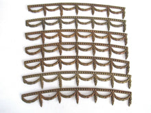 UpperDutch:,1 (ONE) piece Victorian furniture trim. Slightly curved solid brass furniture Applique. Authentic hardware, restoration supply.