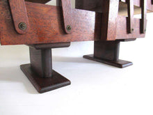 UpperDutch:Furniture,Sewing chest, Antique Wooden Sewing Box on legs. Storage box for sewing supplies or jewelry. Cantilever sewing box.